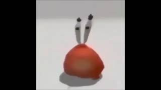 Mr Krabs dances to low quality Happy full [upl. by Iznekcam]