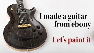 How to SPRAY PAINT a GUITAR with NITRO LACQUER [upl. by Irami831]