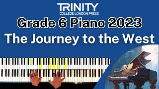 TRINITY Grade 6 Piano 2023  The Journey to the West from Princess Mononoke Hisaishi arr Human [upl. by Ynamrej]