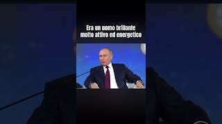 Putin onora la memoria di Berlusconi e chiede un minuto di silenzio putin berlusconi russia war [upl. by Ymmas]