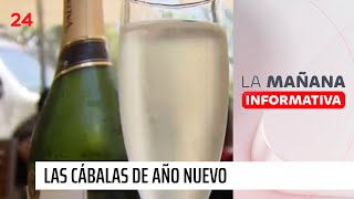 ¿Cuál es el significado de las cábalas de Año Nuevo  24 Horas TVN Chile [upl. by Ynohtn]