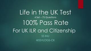 Life in the UK Test 2024 for UK ILR and Citizenship Question and Answer  46 Fast Track Learning [upl. by Paloma]