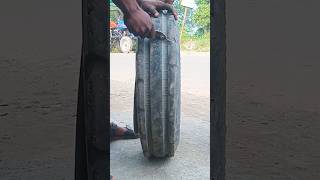 Tyre repaircar tyre tubeless shortsvideo viralshort [upl. by Eelyrag794]