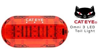 Cateye Omni 3 LED Tail Light Features [upl. by Latsirk587]