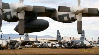 Aircraft Boneyard Video [upl. by Aicital830]