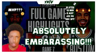 76ers vs Celtics Reaction  GAME 7 FULL GAME HIGHLIGHTS  May 14 2023 [upl. by Fredelia]