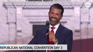 Donald Trump Jr full speech at RNC campaigns for father for president in 2024 [upl. by Sung115]