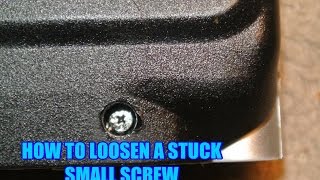 BEST WAYS TO LOOSEN A STUCK SMALL SCREW [upl. by Animrac]