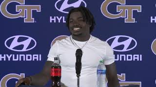 GT Football GTvsOM StudentAthletes Media Availability Singleton Brooks Haynes Kennard [upl. by Prem]