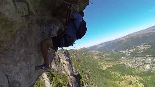 Via ferrata Florac  Une des plus difficile de France [upl. by Chin]