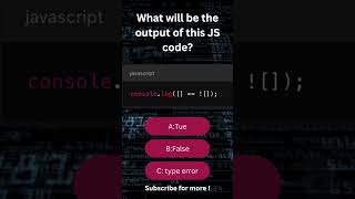 JavaScript Mystery What Does    Return javascriptquiz learnjs coding programming [upl. by Ahseekan]