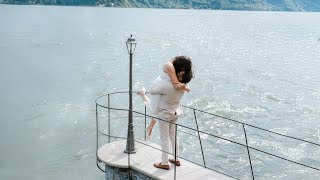 Jeet amp Pooja  Suprise Lake Como proposal  Relais Villa Vittoria [upl. by Haas]