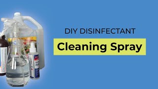 DIY DISINFECTANT CLEANING SPRAY [upl. by Isabel]