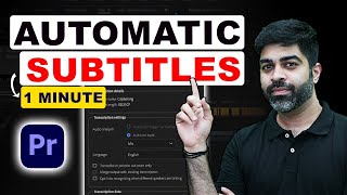 How to Add SUBTITLES in Premiere PRO 2024 [upl. by Stockwell875]