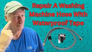 How To Easily Fix a Leaking Washing Machine Drain Hose with Waterproof Tape [upl. by Ramsey]