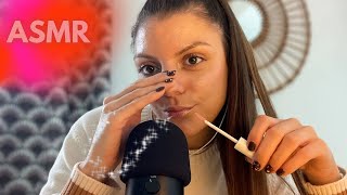 ASMR BRUITS DE BOUCHE  👄 Lipgloss visuel amp tapping [upl. by Mathur]