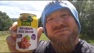 Lords drinks reviews 774  Tropical Sun Red Grape Juice Drink [upl. by Fu905]