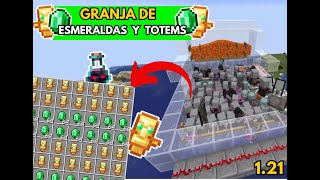 Granja de totems y esmeraldas 121  FUNCIONANDO [upl. by Neerihs990]