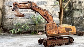 Restore remote controlled mini excavator  The Restoration 2R [upl. by Akibma]