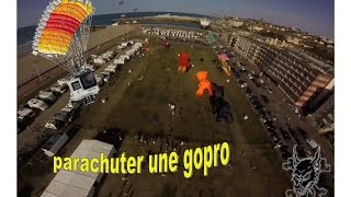 parachuter une gopro au festival du cerf volant de dieppe 2016 [upl. by Enelam]