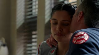 Severide Kisses amp Cheers Up Stella After Gibsons Incident on Chicago Fire 12x08 Mar 27 2024 [upl. by Tterag]