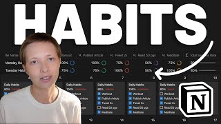Notion for Habits How To Build A Habit Tracker In 2022 free template [upl. by Daraj]