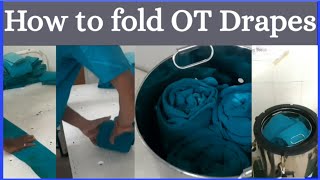 How to fold OT Drapes [upl. by Nicoli]