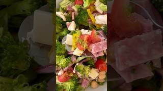 Italian Broccoli Sub Salad 🥙 [upl. by Whipple]