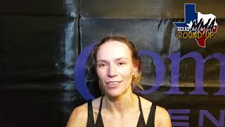 DARLA HARRIS PFC 27 POST FIGHT INTERVIEW WITH texasmmaroundup4705 [upl. by Cruickshank241]