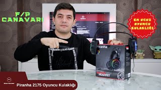 Piranha 2175 Uygun Fiyat Güçlü Bass Gaming Kulaklık İncelemesi [upl. by Yrac]