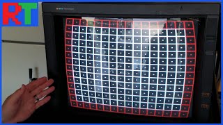 Sony PVM 2030  CRT Geometry Calibration Techniques [upl. by Aitsirhc]