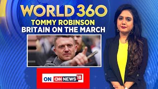 Massive Row Over FarRight Activist Stephen YaxleyLennon Aka Tommy Robinson  News18 [upl. by Asalocin]