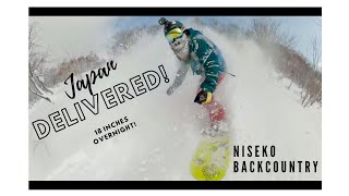 Japan Snowboarding l Niseko Backcountry l Catskiing Lap 1 l GoPro Fusion [upl. by Nnylirehs]