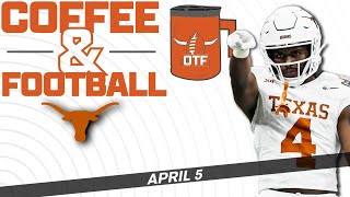 OTF Today  April 5  Spring Practice Updates  Longhorns News  Texas Football [upl. by Ecinej]