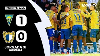 Resumo Estoril 10 Famalicão  Liga Portugal Betclic  sport tv [upl. by Leamaj]