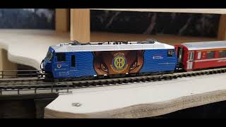 RhB Modellbahn KatoMDS spurN part 3 [upl. by Evin696]