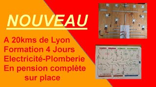 Formation Electricité  plomberie 4J en totale immersion pension complète [upl. by Tannenwald212]