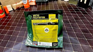 MRE REVIEW NEWEST Norwegian Arctic Field Ration Manu 15 [upl. by Feigin280]