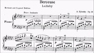 ABRSM Piano 20252026 Grade 7 B8 Ilyinsky Berceuse Op13 No7 Sheet Music [upl. by Watson]