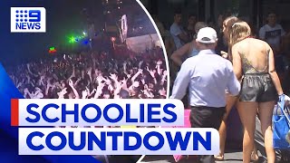 Gold Coast preparing for Schoolies influx  9 News Australia [upl. by Ecnahoy246]