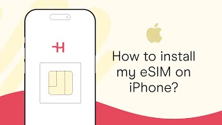 eSIM set up and activation for iPhone Guide  Holafly [upl. by Ainesell]