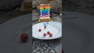 marble run vs xylophone asmrred balls178shorts [upl. by Emmalynn399]