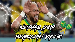 Neymar Drip BRAZILIAN PHONK Football Song [upl. by Atolrac]