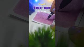 Day5 TINY ART  🎨🖌️art painting tiny shorts 1000subscriber meghbalika [upl. by Bromleigh525]