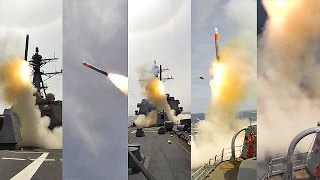 Tomahawk Cruise Missile Test Fire Launch [upl. by Hayidah]