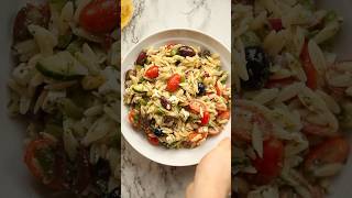 INCREDIBLE PASTA SALADS  Episode 3 ‘Greek Orzo Pasta Salad’ [upl. by Amin738]