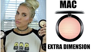 NEW MAC EXTRA DIMENSION HIGHLIGHTERS  Current Favs [upl. by Latrice]