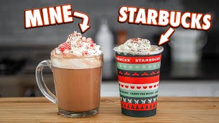 Making Starbucks Holiday Drinks At Home  But Better [upl. by Mlawsky]