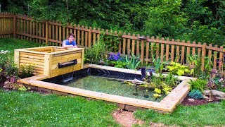 DIY Backyard Garden Pond [upl. by Weissman891]