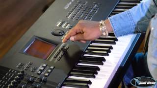 Yamaha Motif XF8 88Key Workstation  Sample Slice Demonstration [upl. by Eillas]